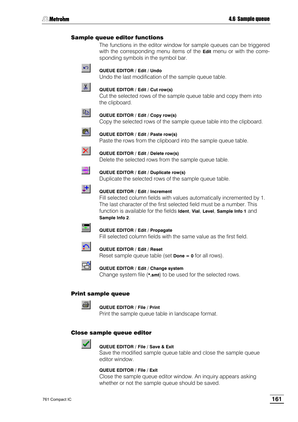 Metrohm 761 Compact IC User Manual | Page 171 / 228
