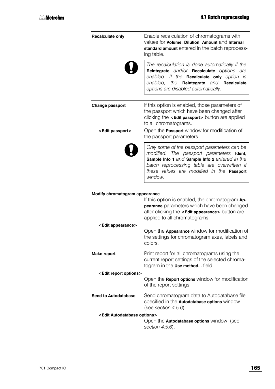 Metrohm 761 Compact IC User Manual | Page 175 / 228