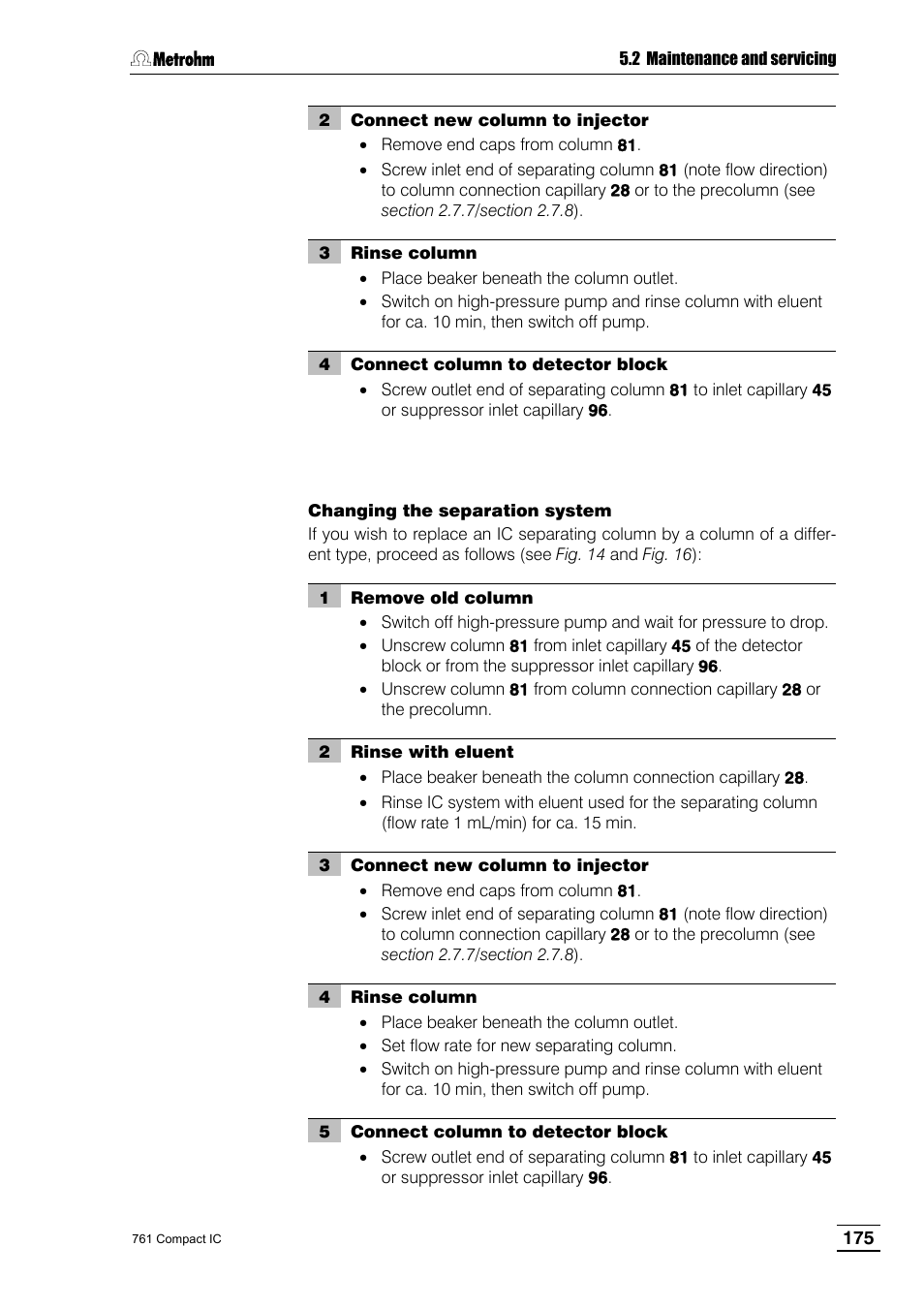 Metrohm 761 Compact IC User Manual | Page 185 / 228