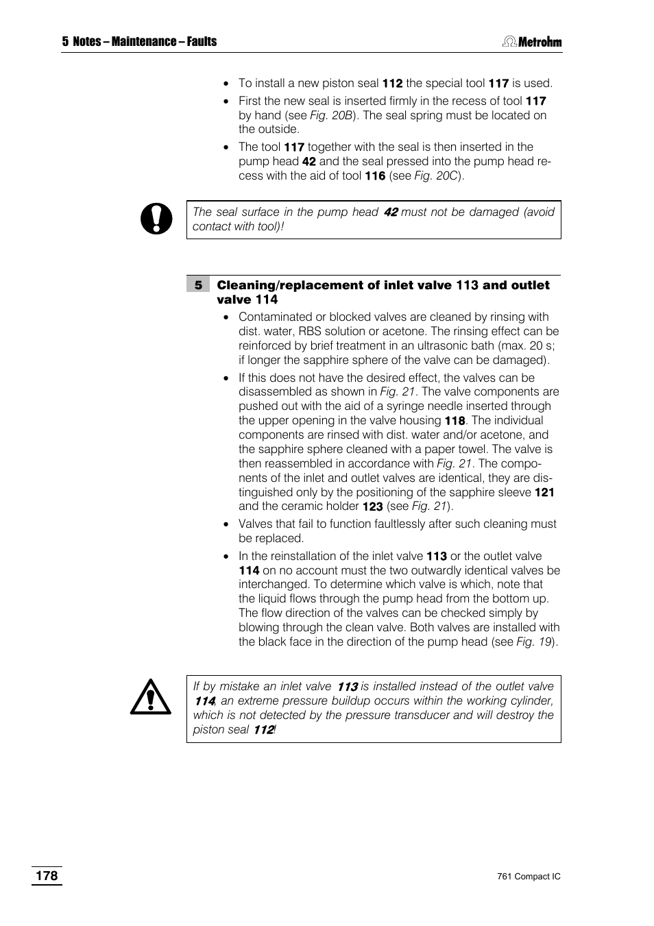 Metrohm 761 Compact IC User Manual | Page 188 / 228