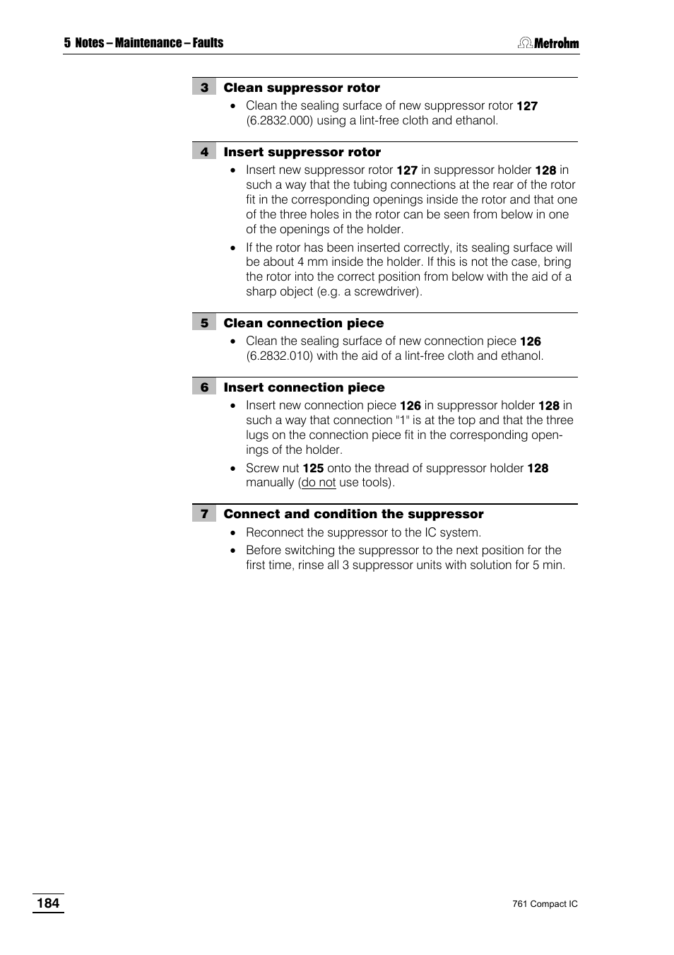 Metrohm 761 Compact IC User Manual | Page 194 / 228