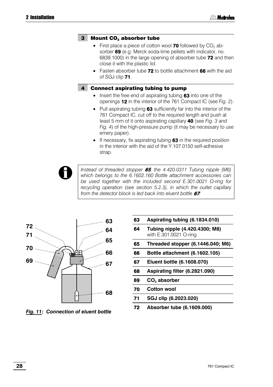 Metrohm 761 Compact IC User Manual | Page 38 / 228