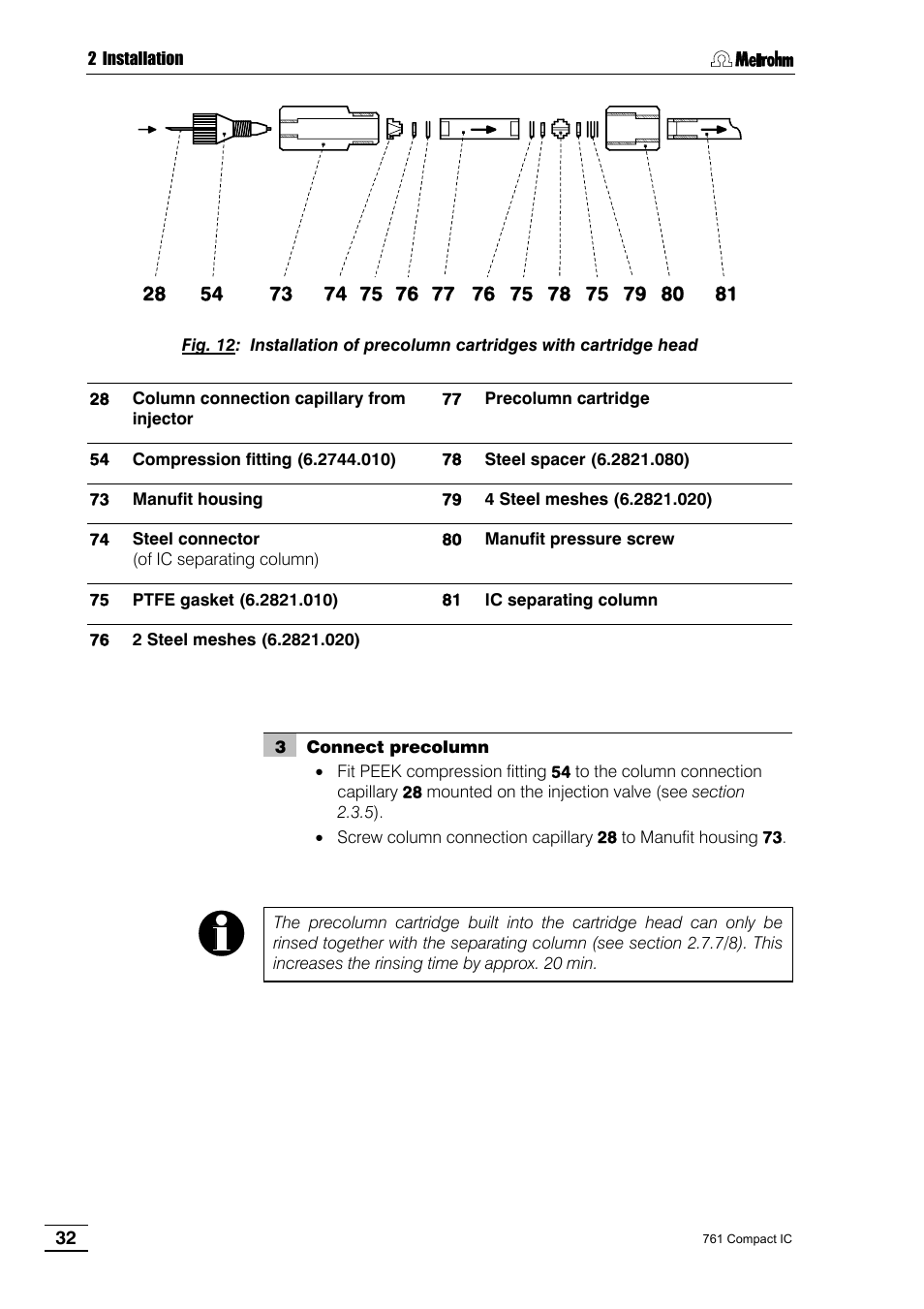 Metrohm 761 Compact IC User Manual | Page 42 / 228