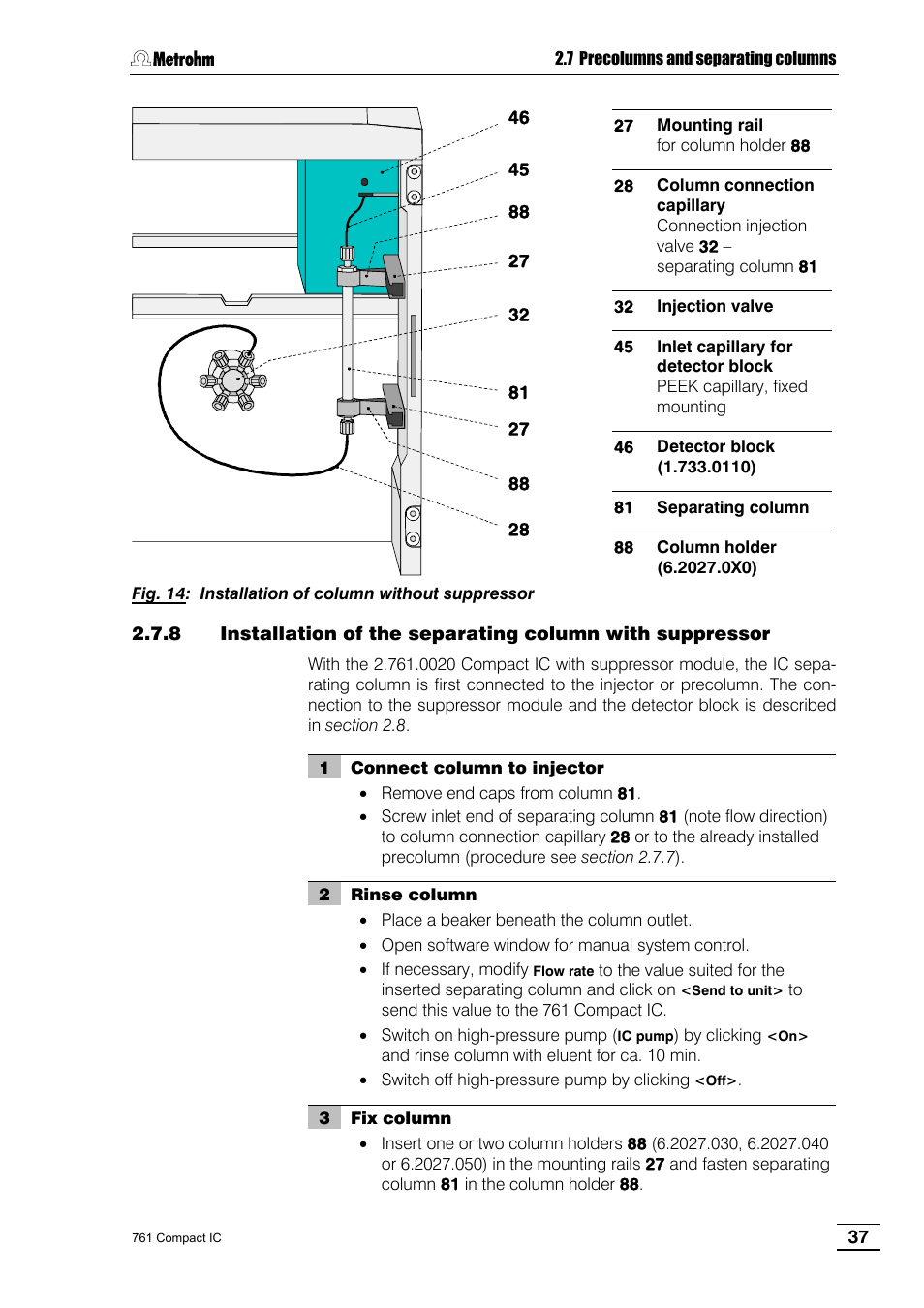 Metrohm 761 Compact IC User Manual | Page 47 / 228