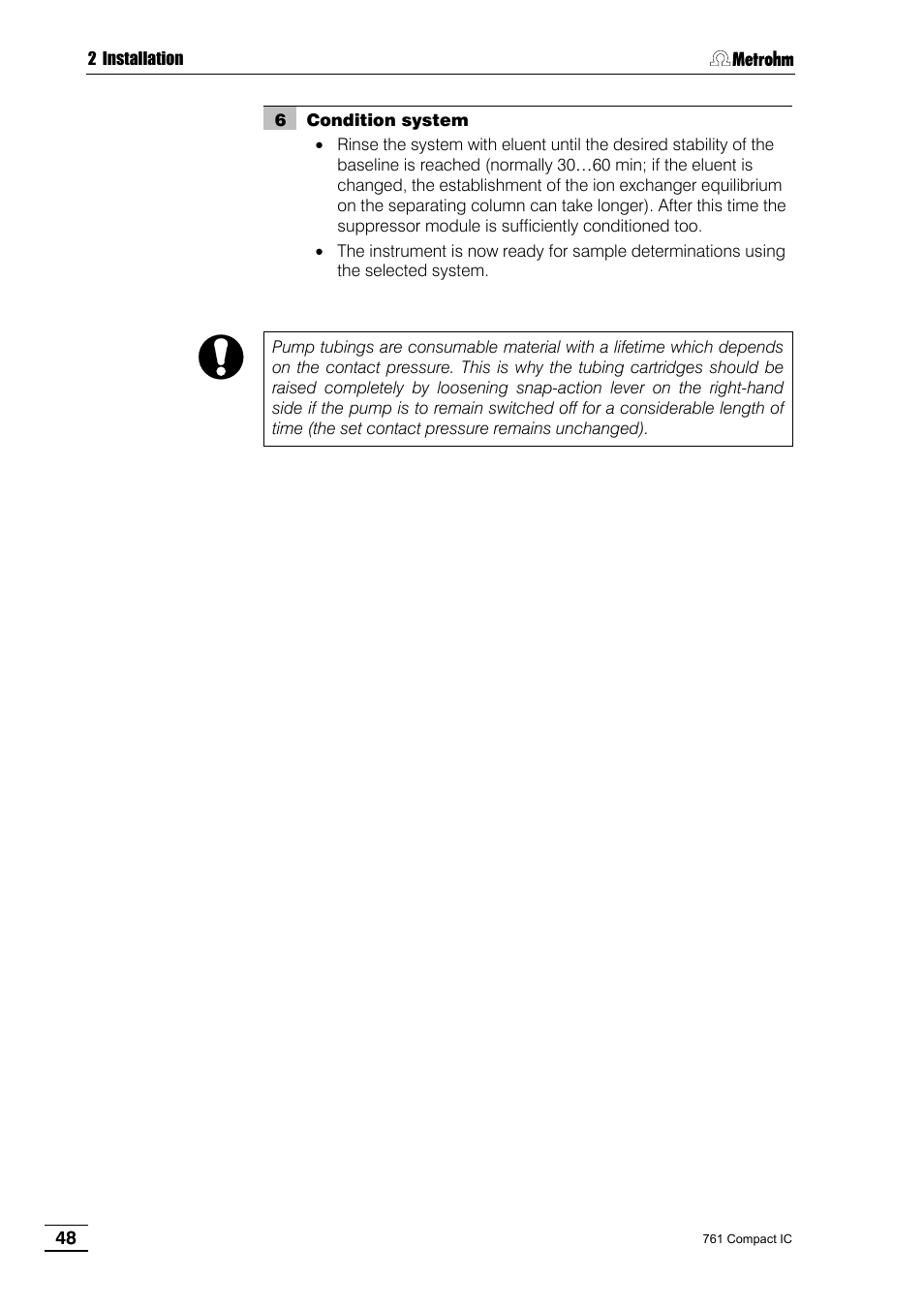 Metrohm 761 Compact IC User Manual | Page 58 / 228