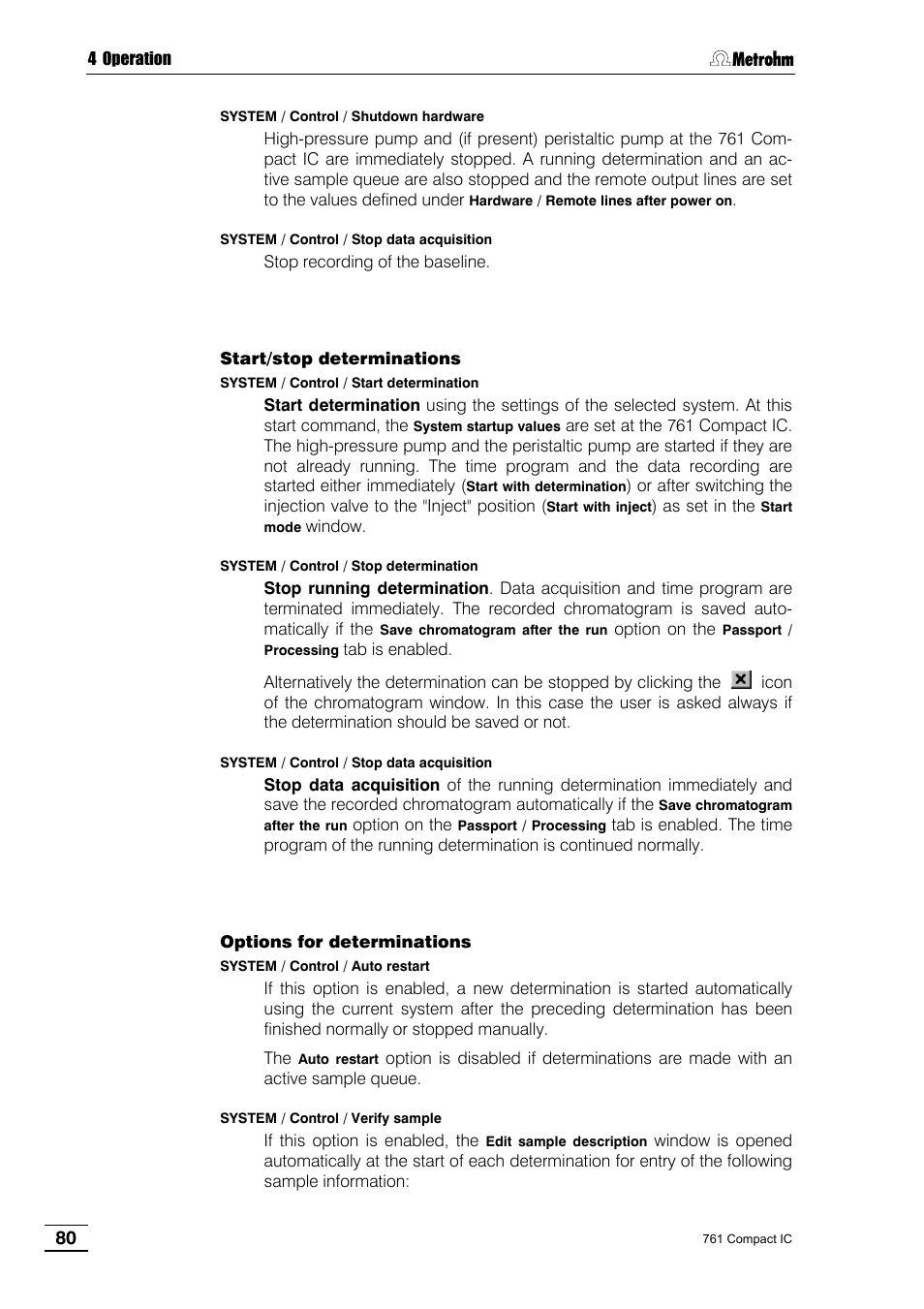 Metrohm 761 Compact IC User Manual | Page 90 / 228