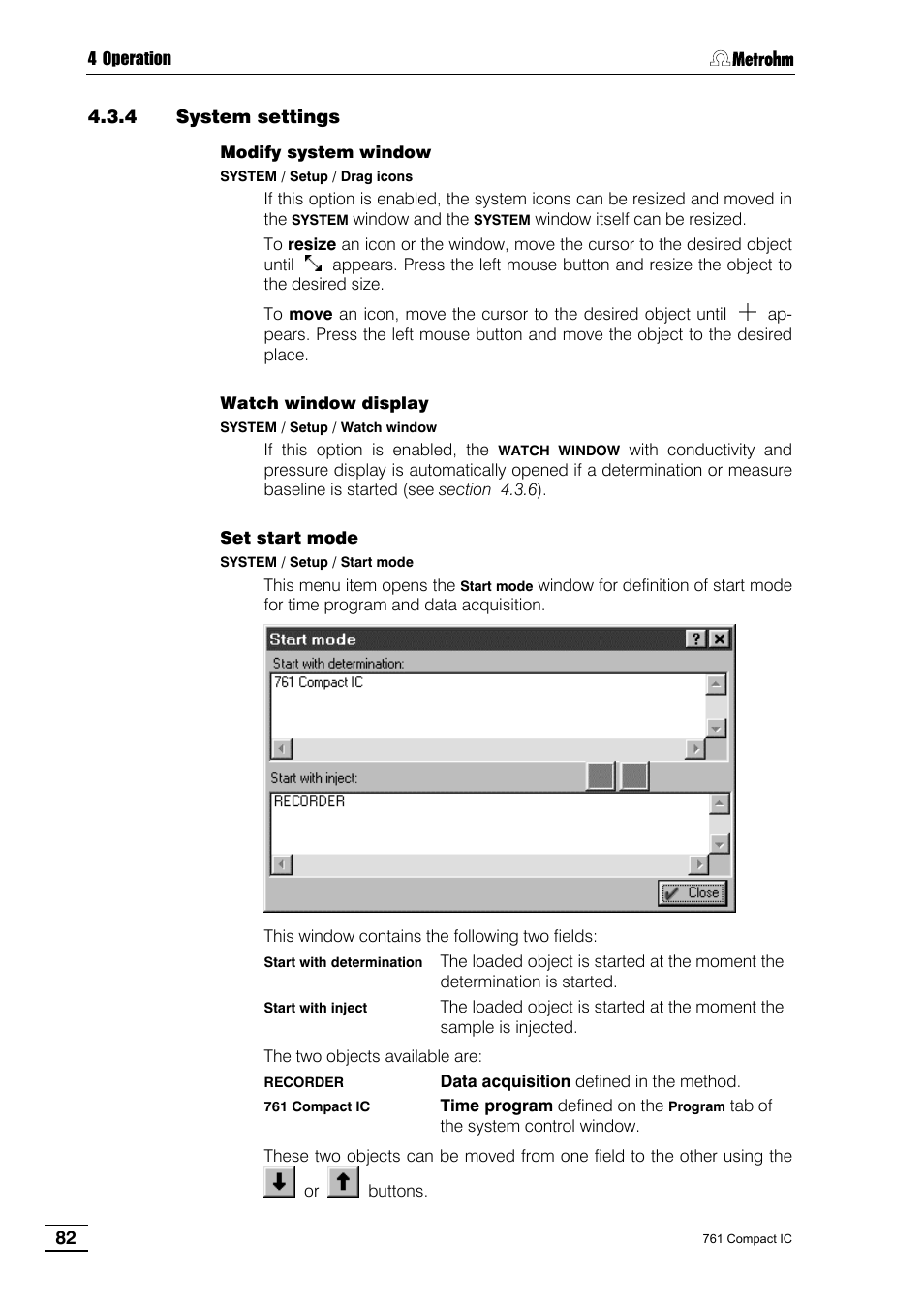 4 system settings | Metrohm 761 Compact IC User Manual | Page 92 / 228