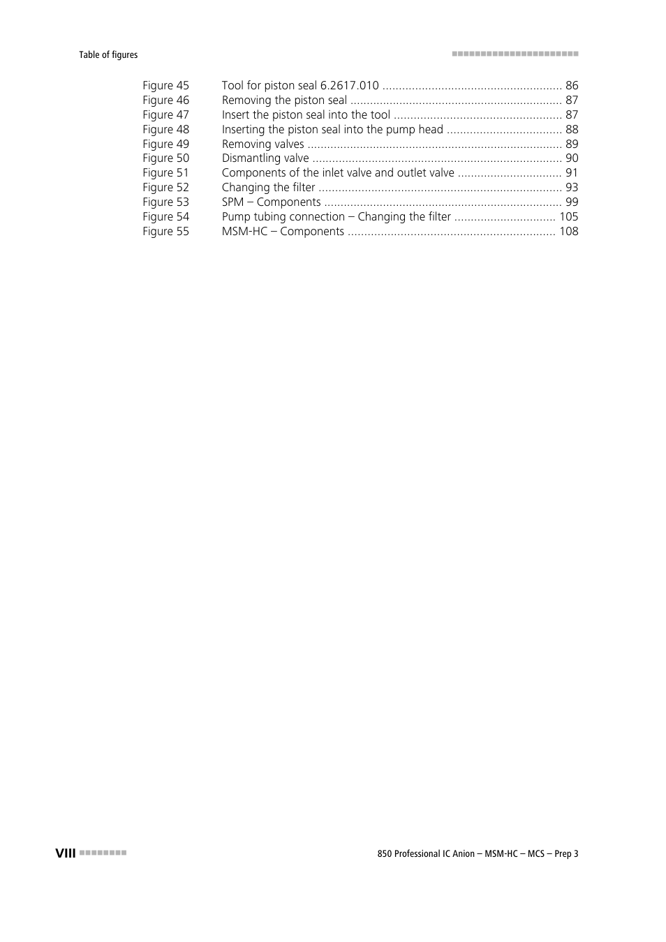 Metrohm 850 Professional IC MSM-HC MCS Prep 3 User Manual | Page 10 / 158