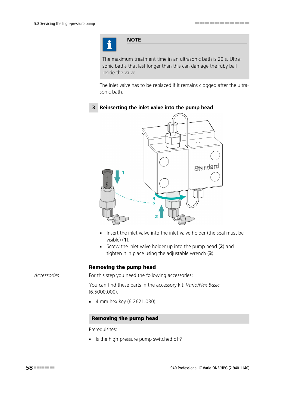 Metrohm 940 Professional IC Vario ONE/HPG User Manual | Page 66 / 95