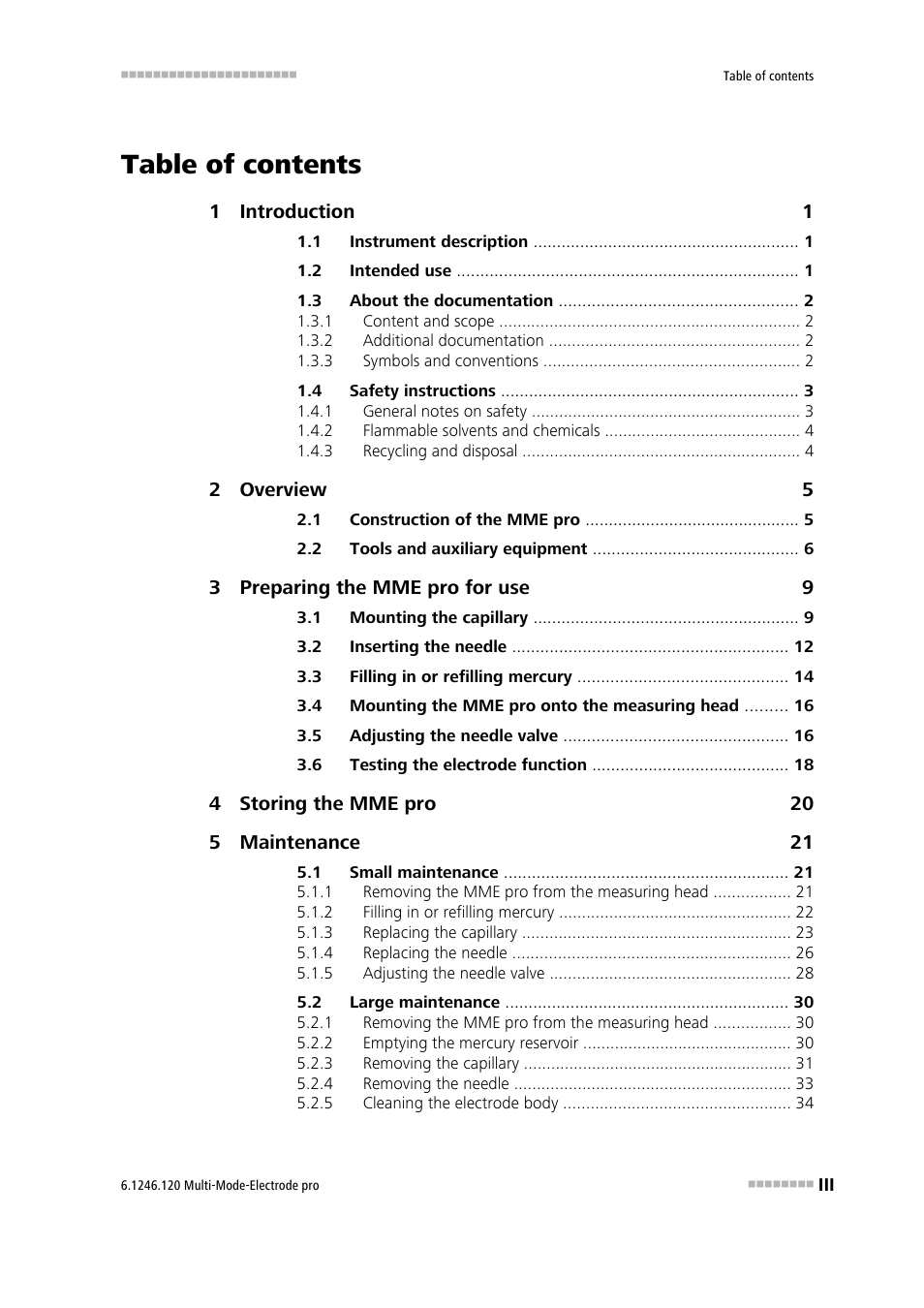 Metrohm Multi-Mode Electrode pro User Manual | Page 5 / 57