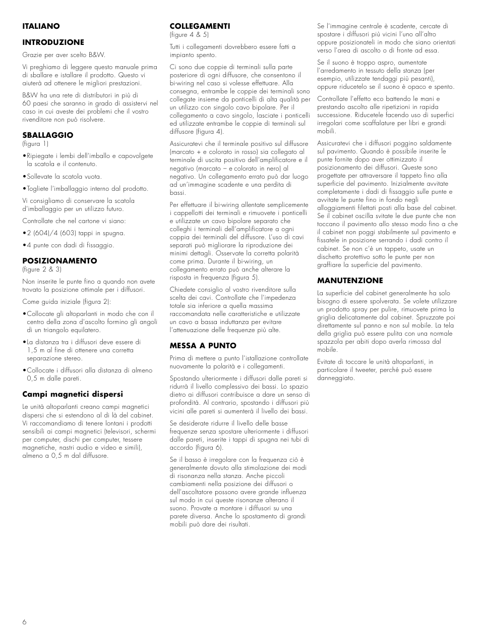 Bowers & Wilkins 604 S2 User Manual | Page 8 / 20