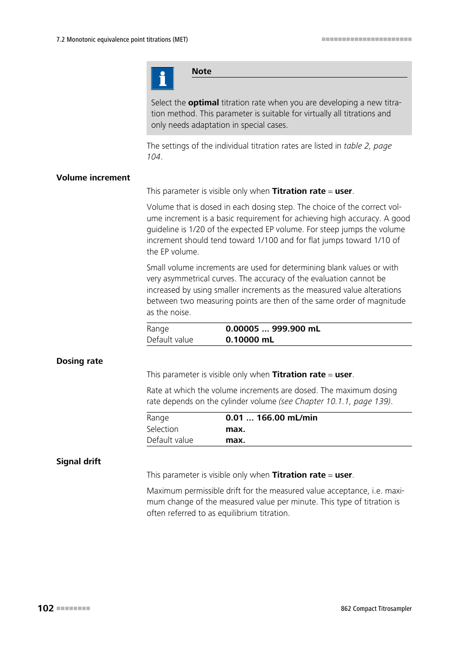 Metrohm 862 Compact Titrosampler User Manual | Page 112 / 174