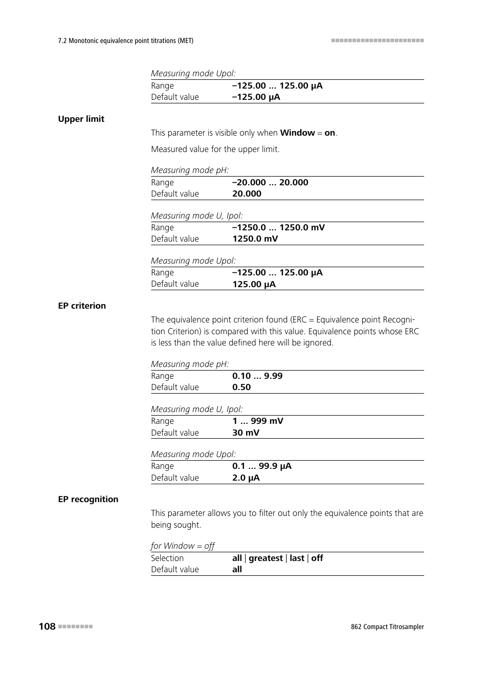 Metrohm 862 Compact Titrosampler User Manual | Page 118 / 174