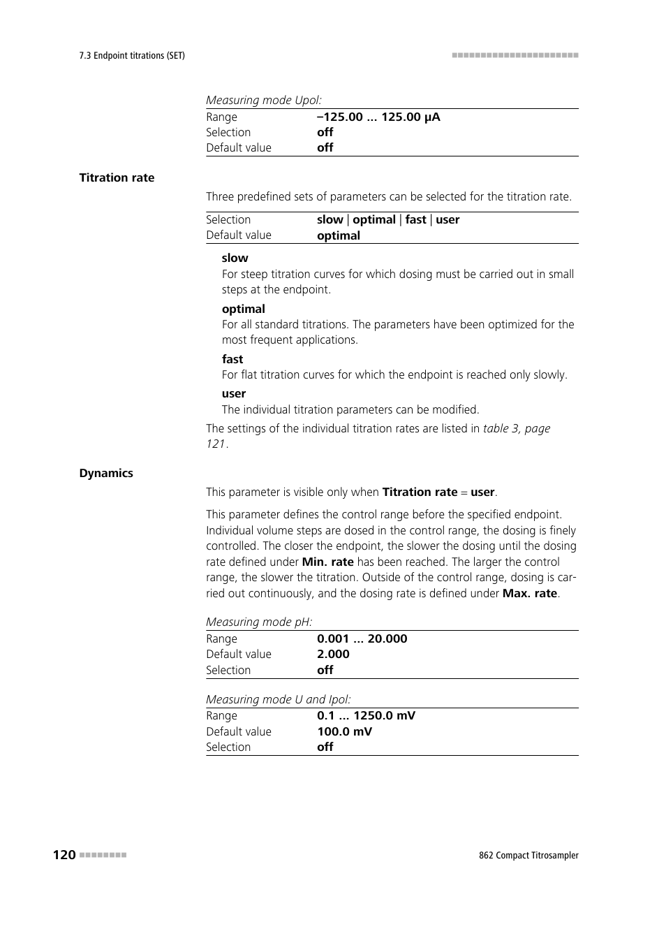 Metrohm 862 Compact Titrosampler User Manual | Page 130 / 174