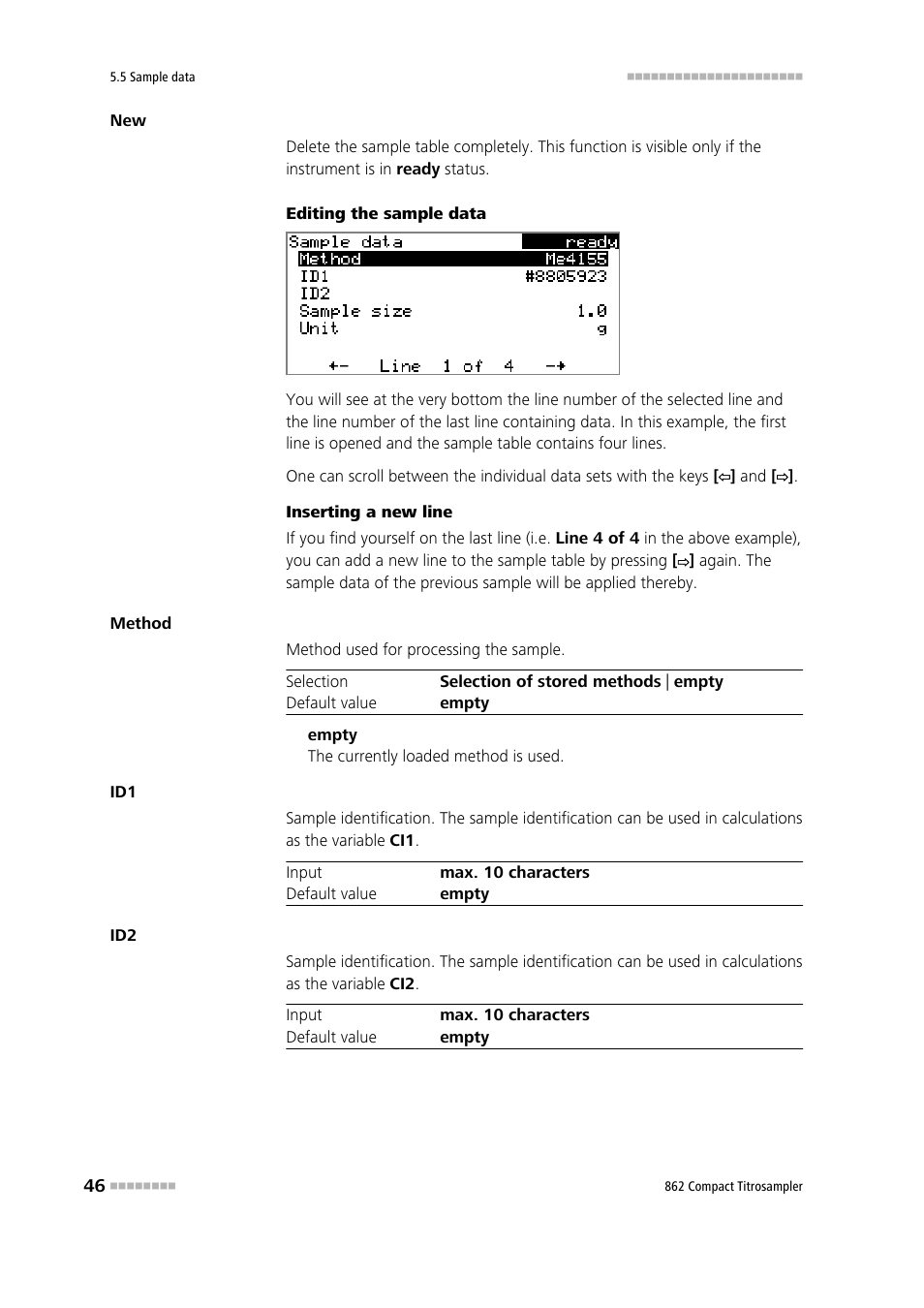 Metrohm 862 Compact Titrosampler User Manual | Page 56 / 174