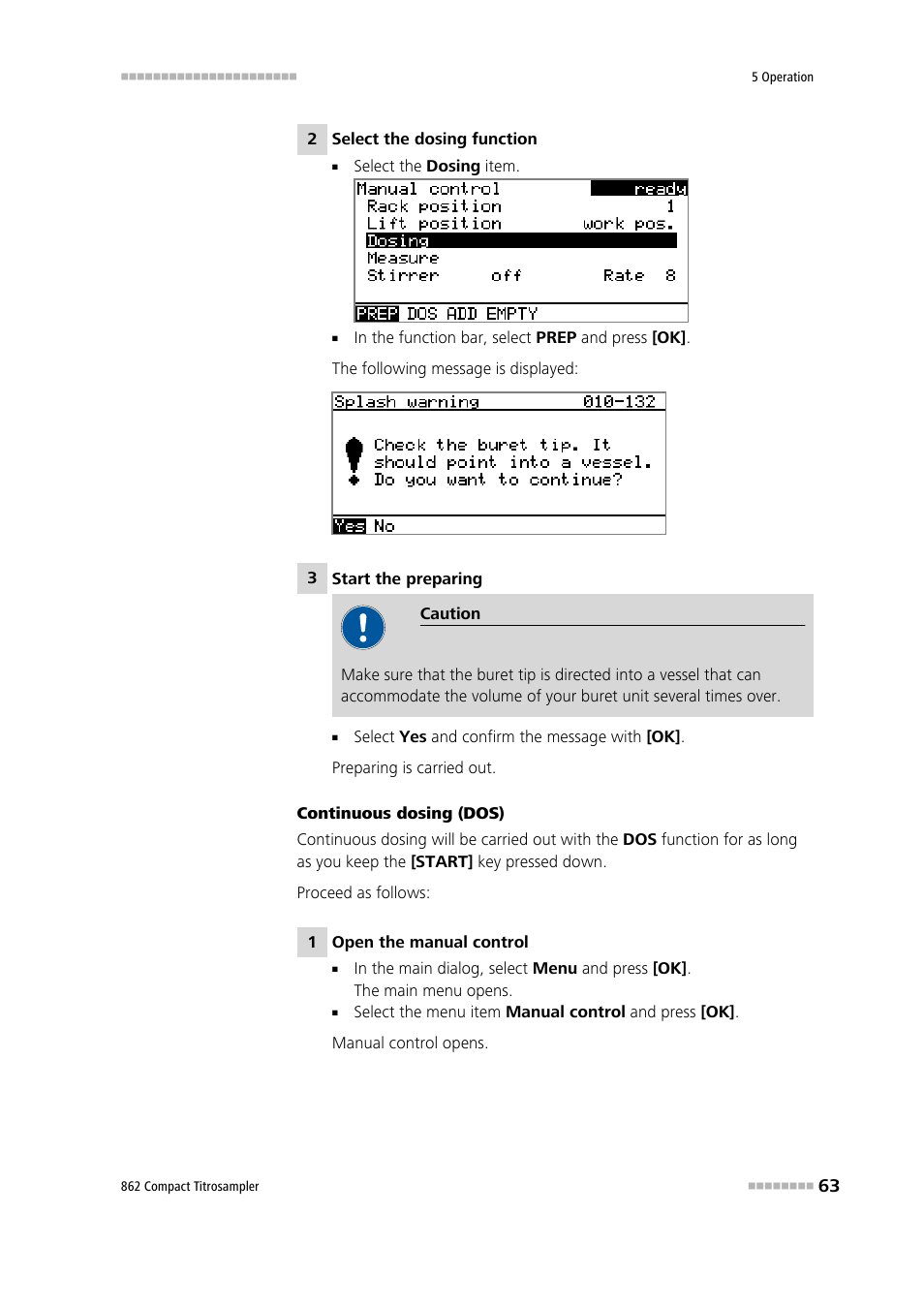 Metrohm 862 Compact Titrosampler User Manual | Page 73 / 174