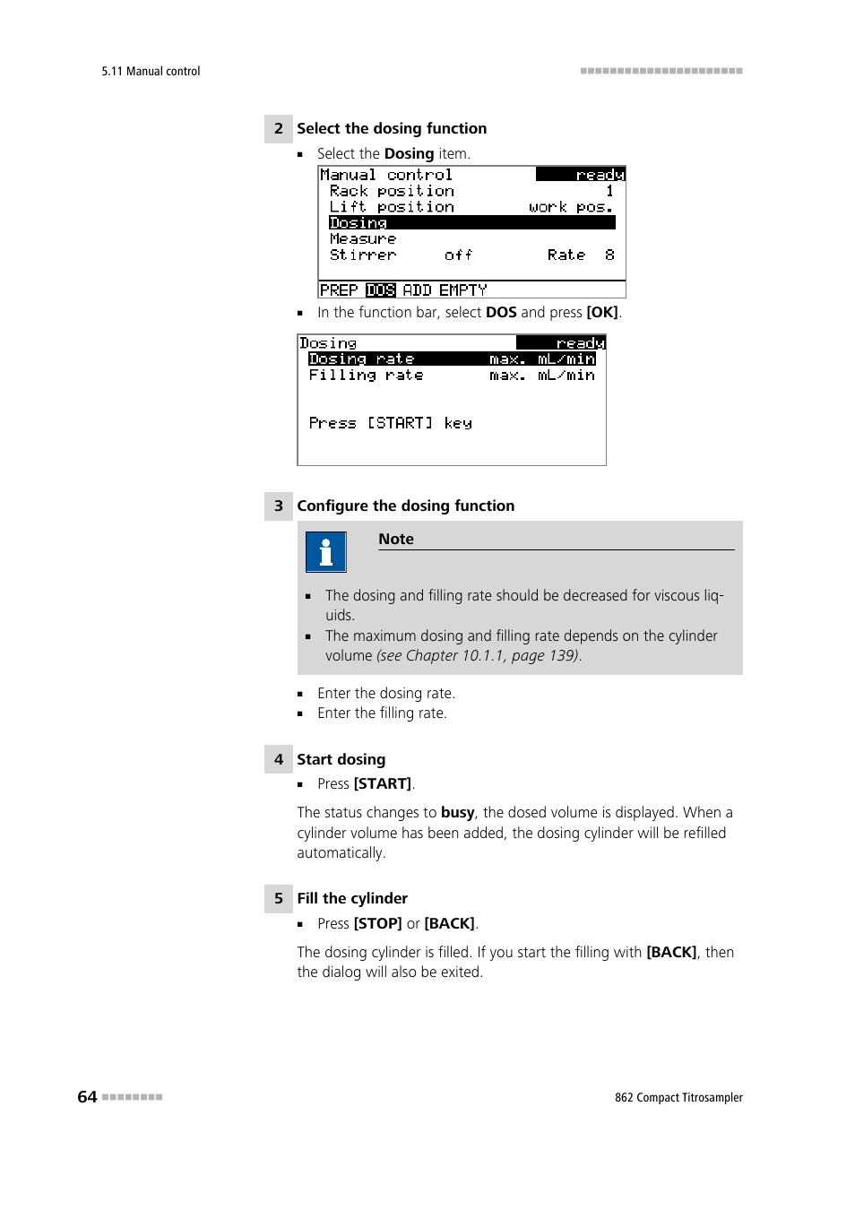 Metrohm 862 Compact Titrosampler User Manual | Page 74 / 174