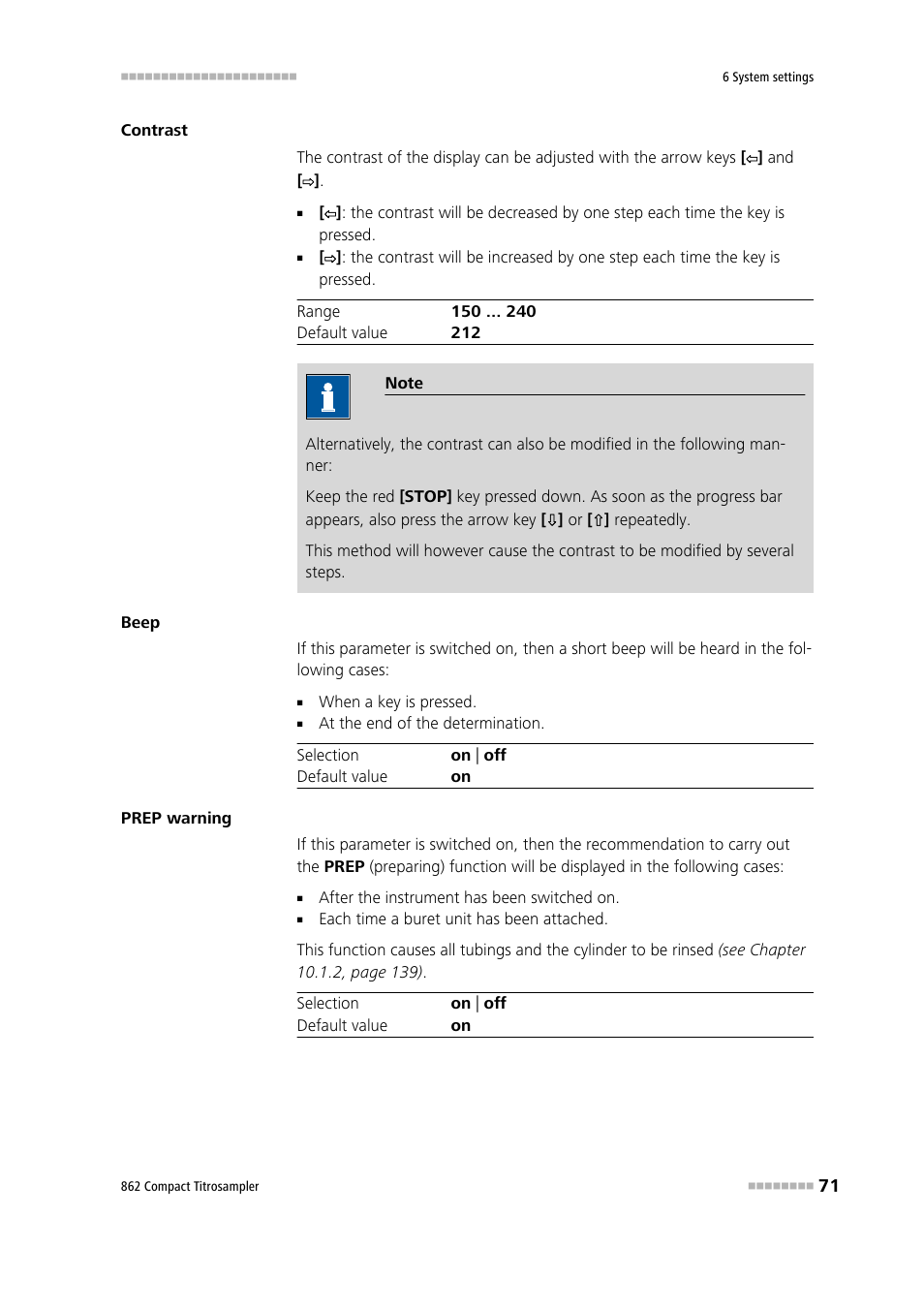 Metrohm 862 Compact Titrosampler User Manual | Page 81 / 174