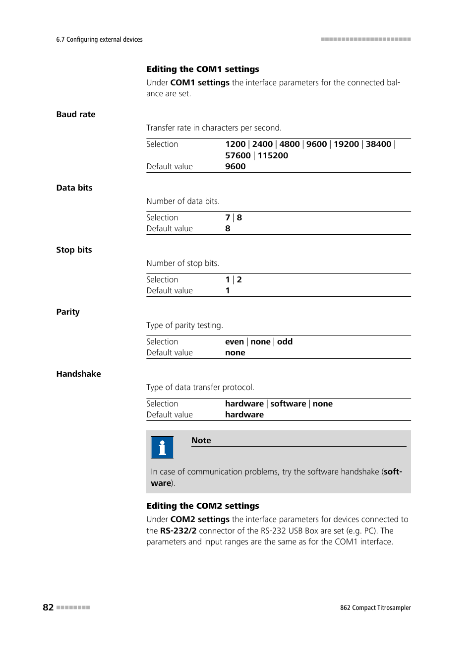 Metrohm 862 Compact Titrosampler User Manual | Page 92 / 174