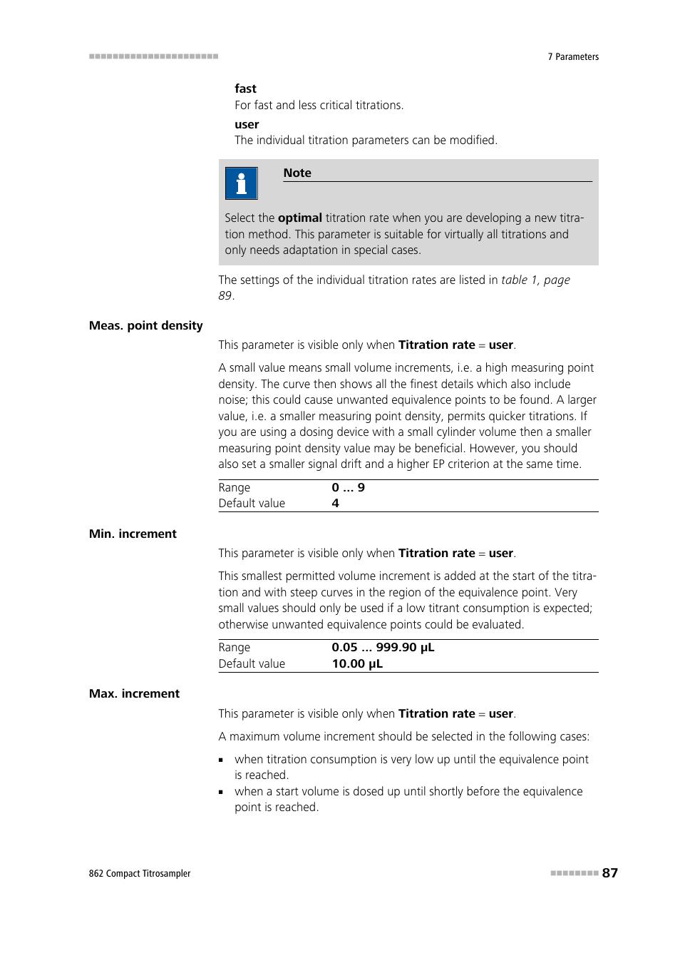 Metrohm 862 Compact Titrosampler User Manual | Page 97 / 174
