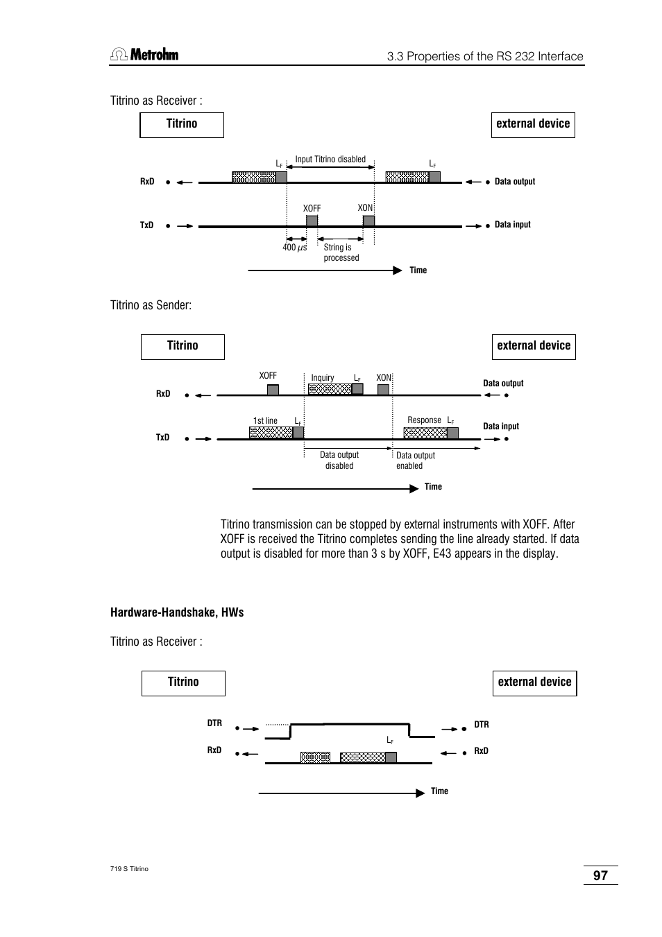 Metrohm 719 S Titrino User Manual | Page 101 / 152