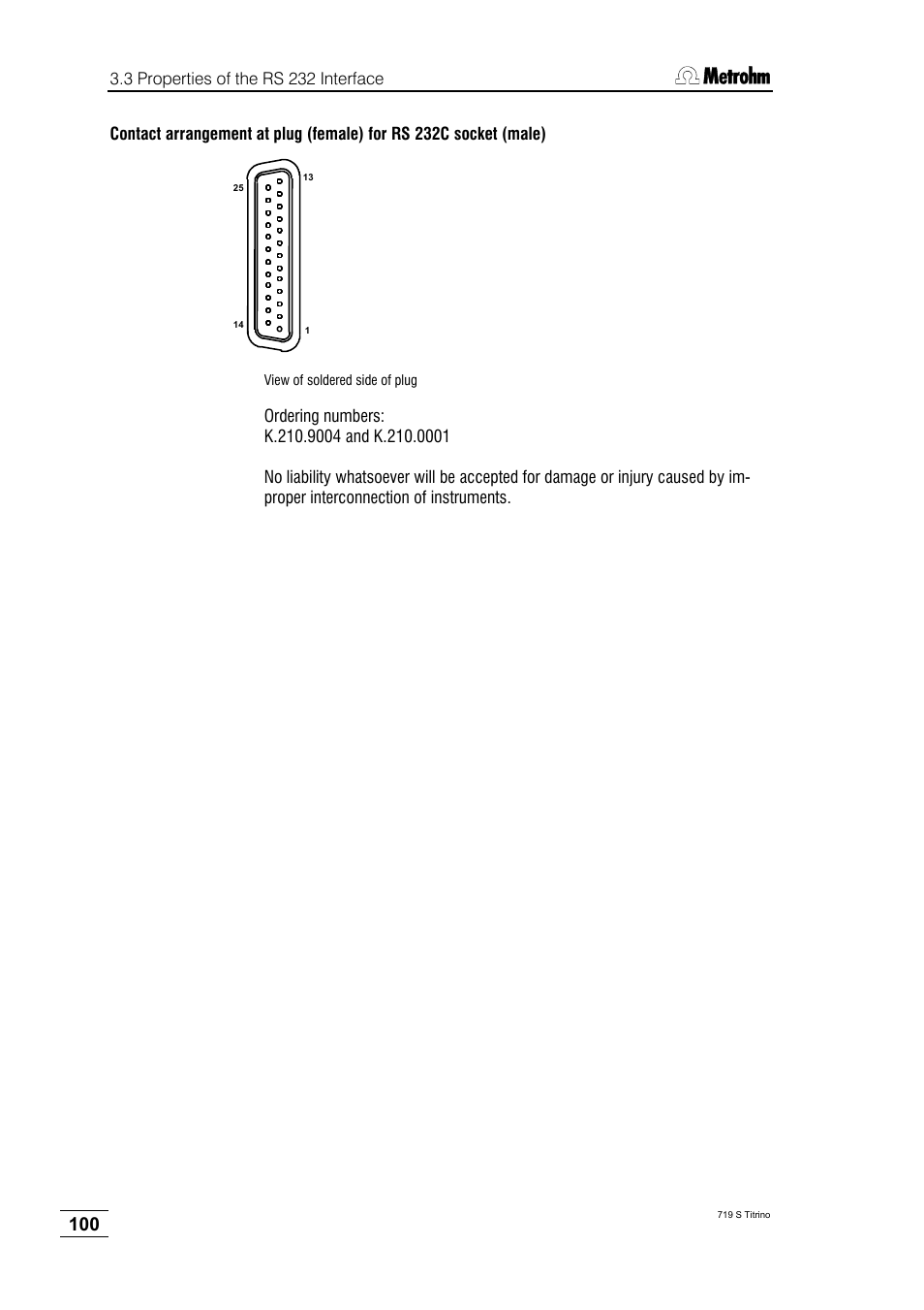 Metrohm 719 S Titrino User Manual | Page 104 / 152