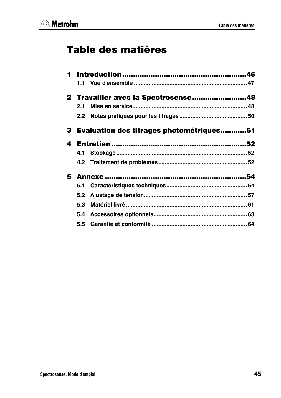 Metrohm Spectrosense User Manual | Page 49 / 92