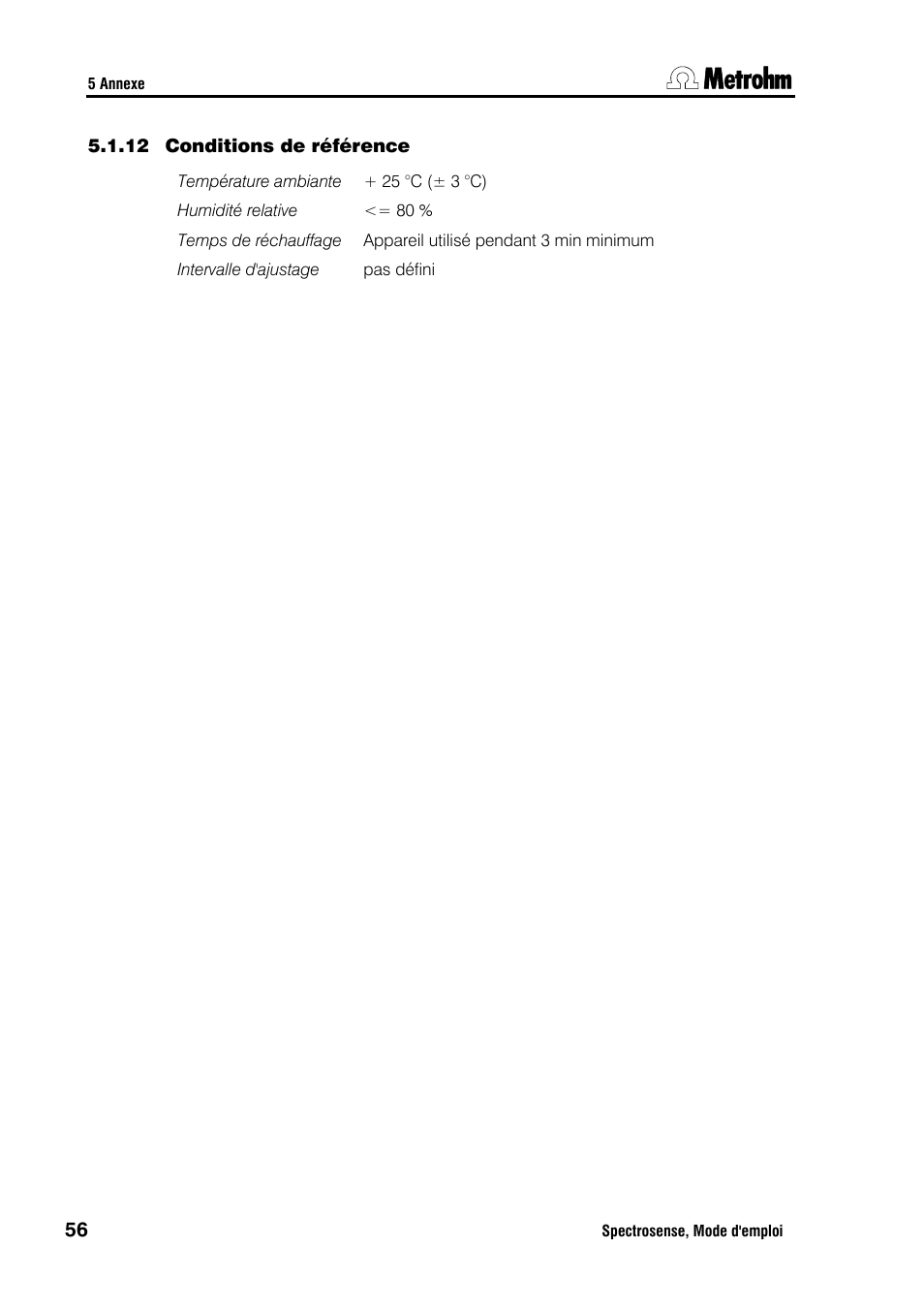 Metrohm Spectrosense User Manual | Page 60 / 92