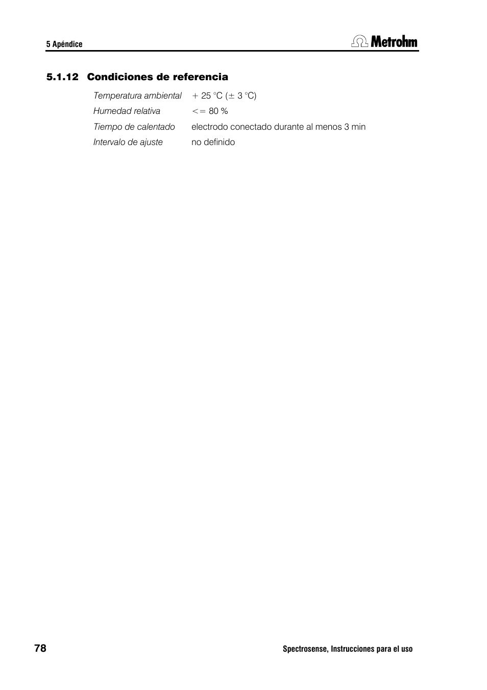 Metrohm Spectrosense User Manual | Page 82 / 92