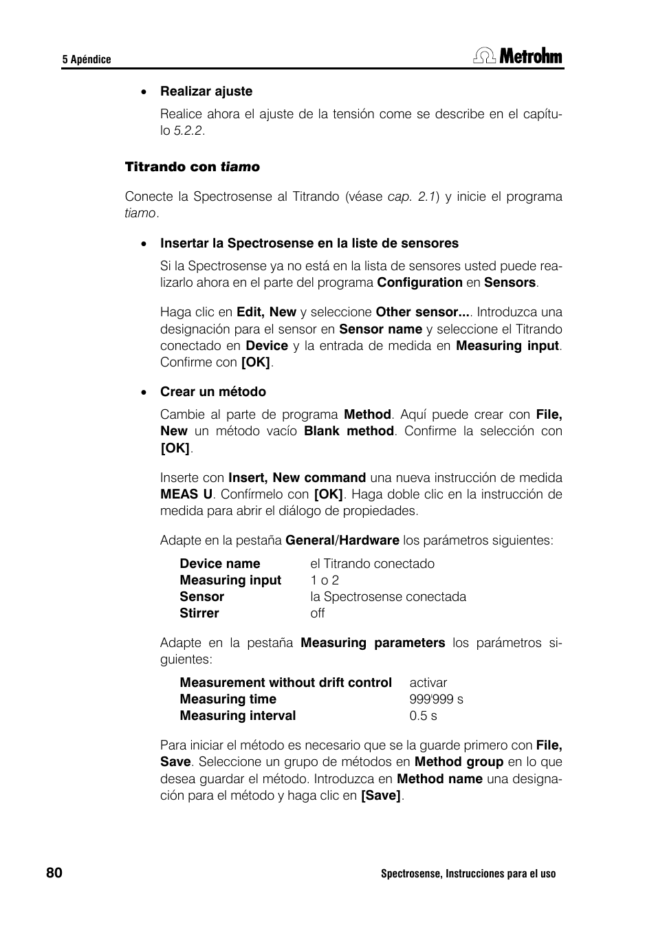 Metrohm Spectrosense User Manual | Page 84 / 92