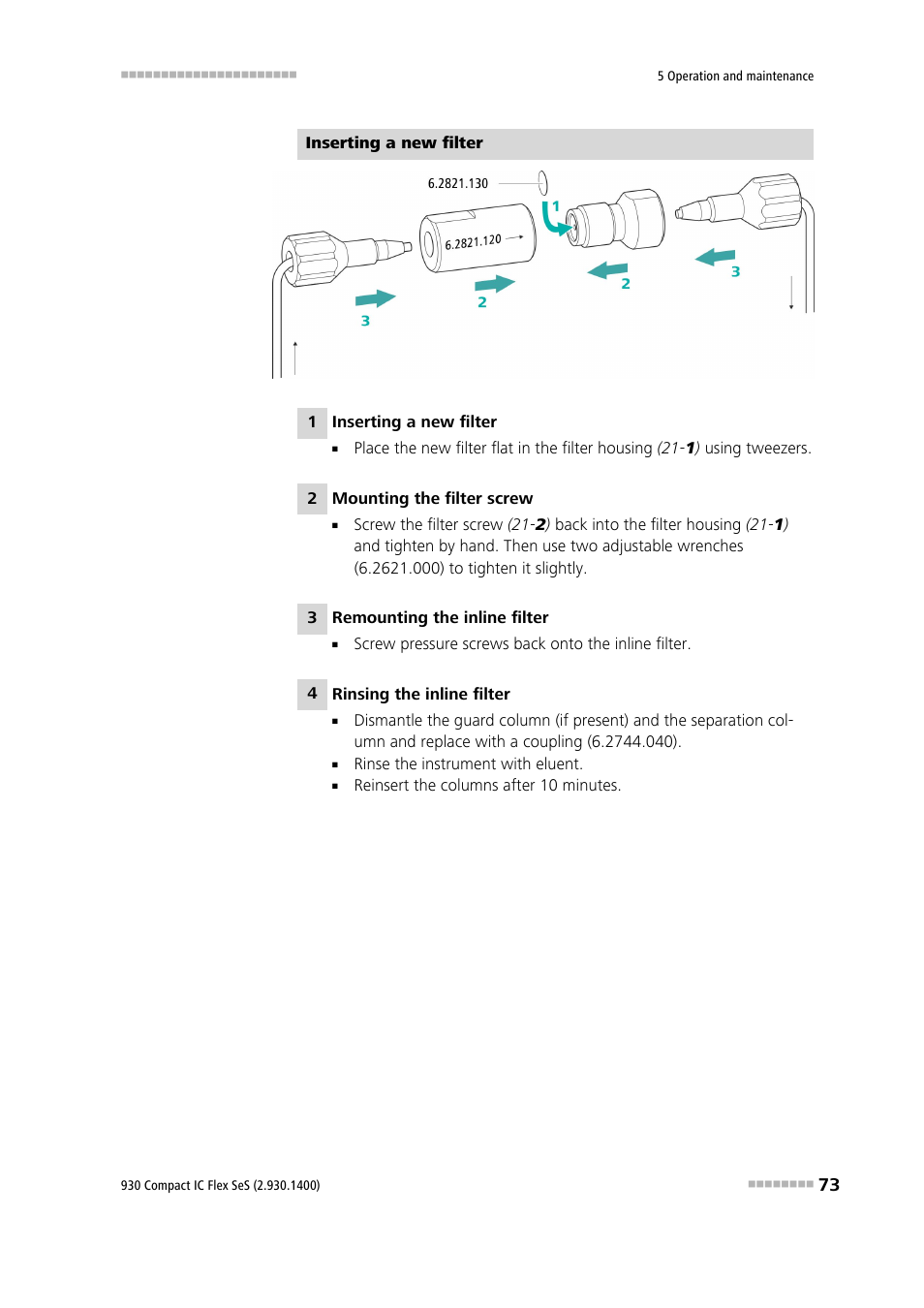 Metrohm 930 Compact IC Flex SeS User Manual | Page 81 / 109