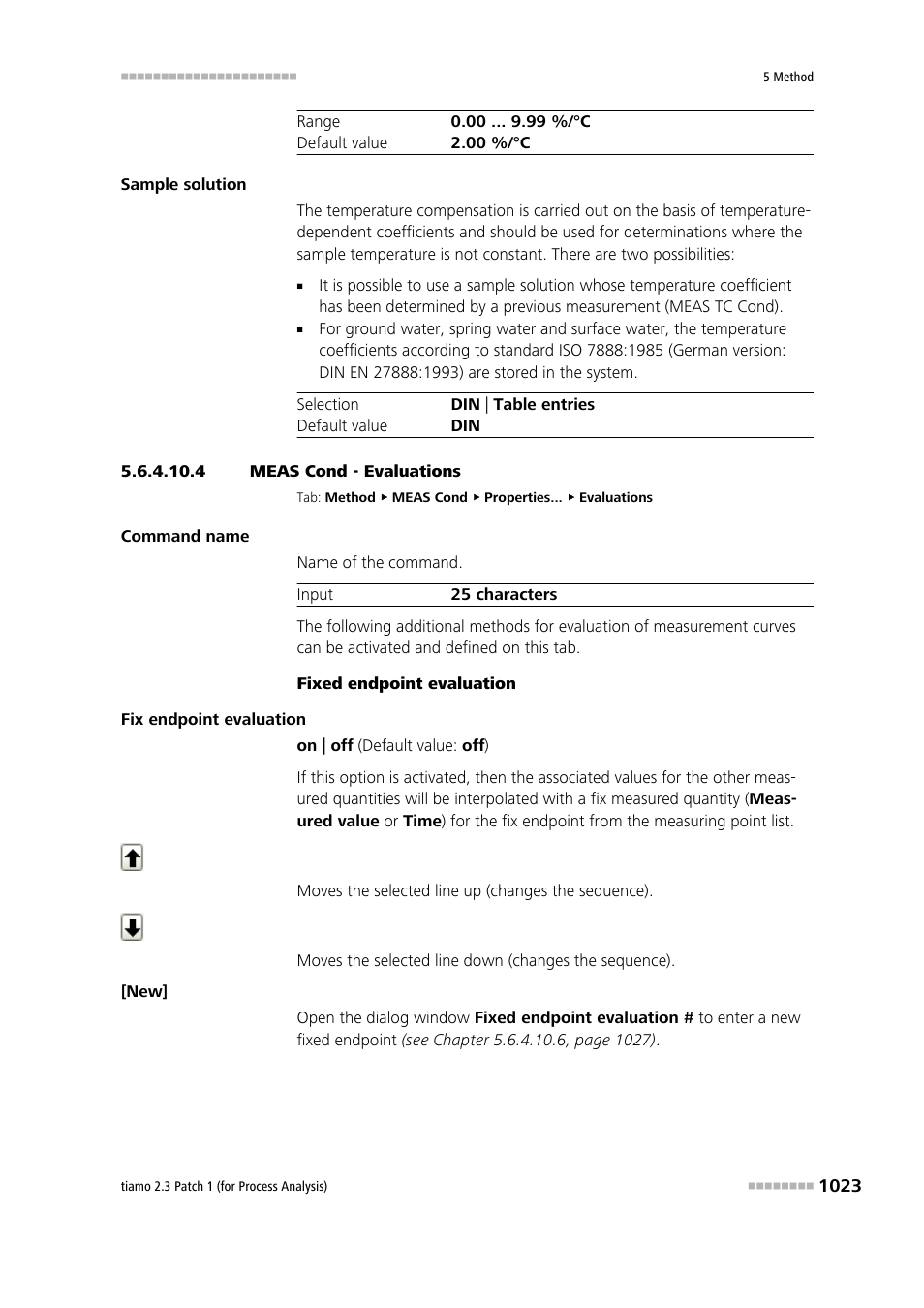 4 meas cond - evaluations | Metrohm tiamo 2.3 Patch 1 (process analysis) User Manual | Page 1039 / 1795