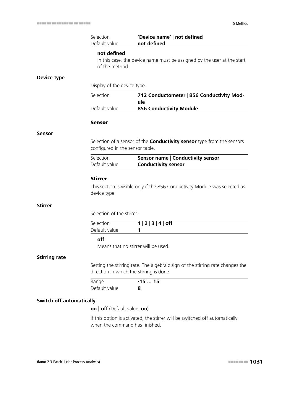 Metrohm tiamo 2.3 Patch 1 (process analysis) User Manual | Page 1047 / 1795