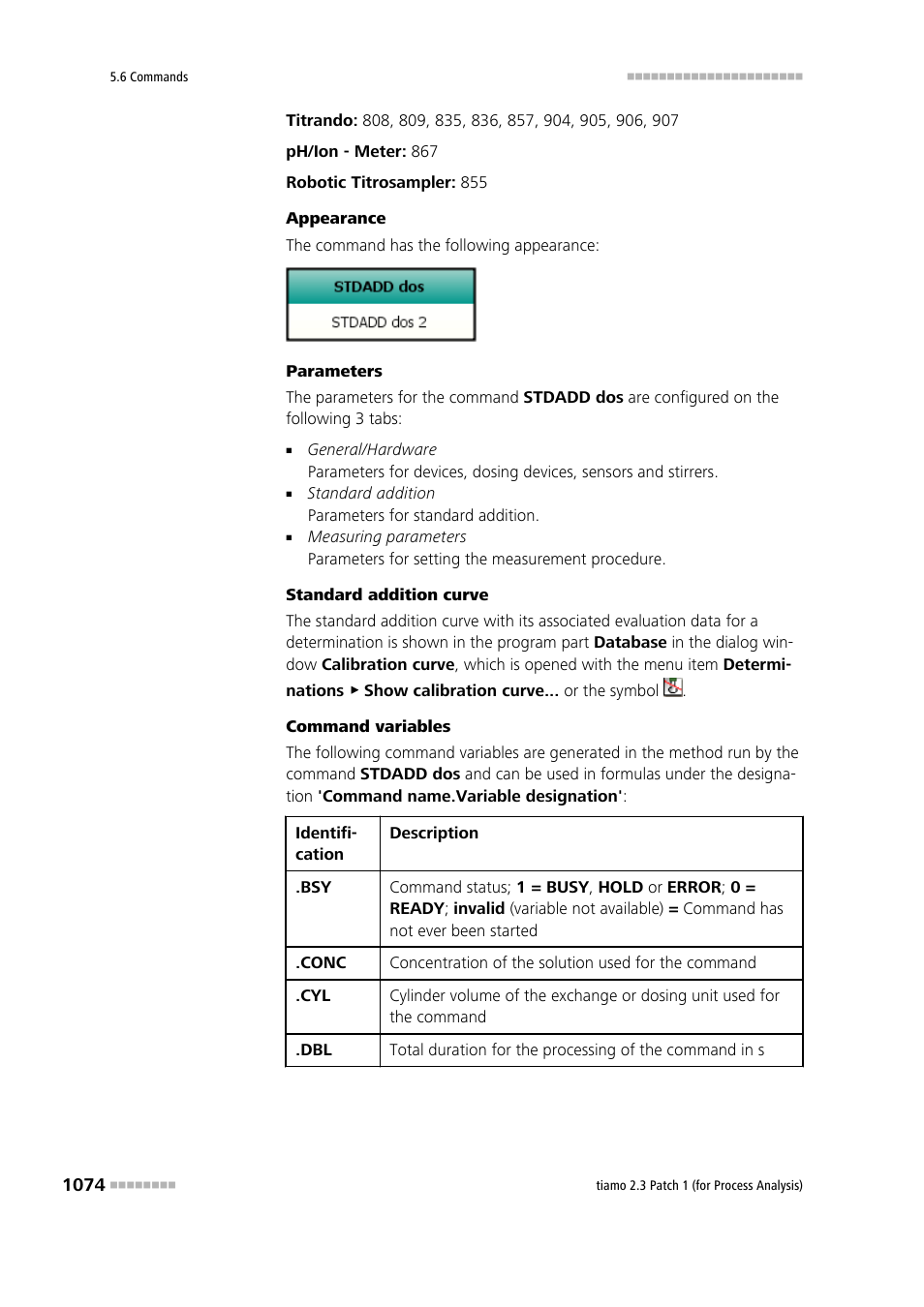 Metrohm tiamo 2.3 Patch 1 (process analysis) User Manual | Page 1090 / 1795