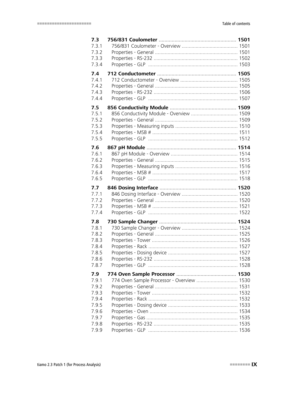 Metrohm tiamo 2.3 Patch 1 (process analysis) User Manual | Page 11 / 1795