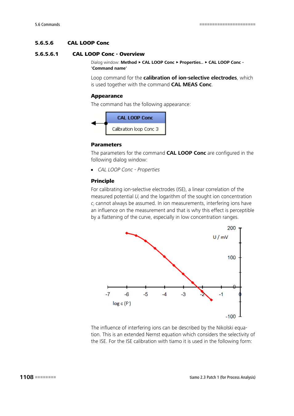 6 cal loop conc, 1 cal loop conc - overview, Cal loop conc | Metrohm tiamo 2.3 Patch 1 (process analysis) User Manual | Page 1124 / 1795
