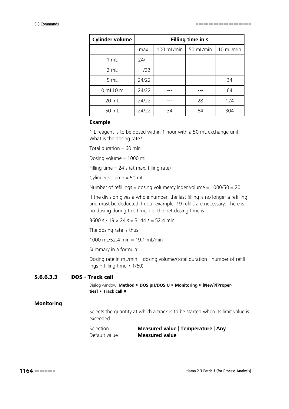 3 dos - track call | Metrohm tiamo 2.3 Patch 1 (process analysis) User Manual | Page 1180 / 1795