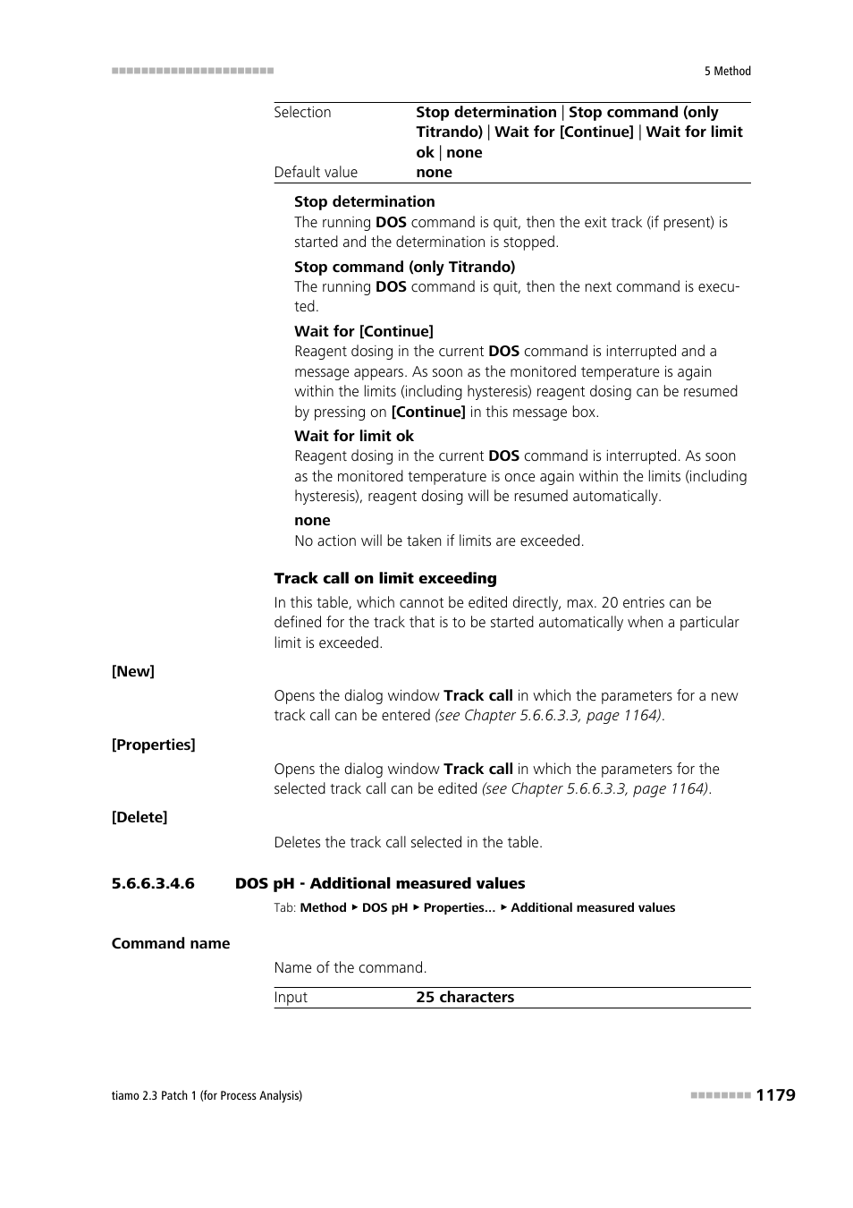 6 dos ph - additional measured values, Additional measured values | Metrohm tiamo 2.3 Patch 1 (process analysis) User Manual | Page 1195 / 1795