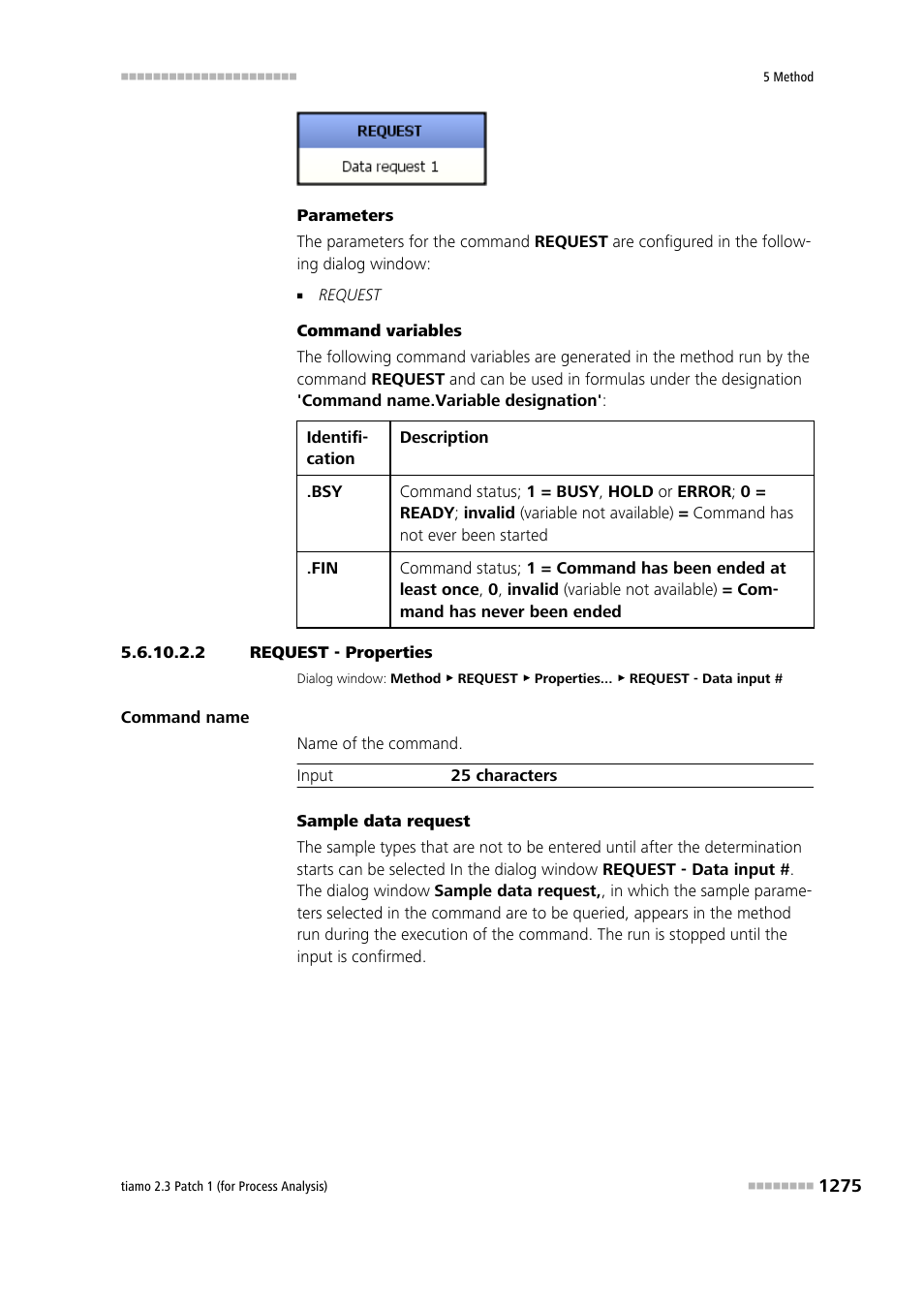 2 request - properties | Metrohm tiamo 2.3 Patch 1 (process analysis) User Manual | Page 1291 / 1795