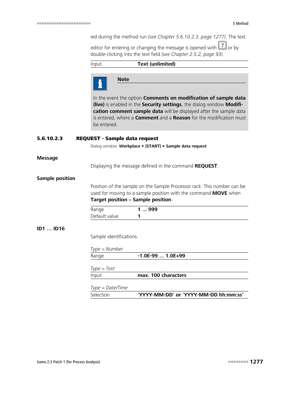 3 request - sample data request | Metrohm tiamo 2.3 Patch 1 (process analysis) User Manual | Page 1293 / 1795