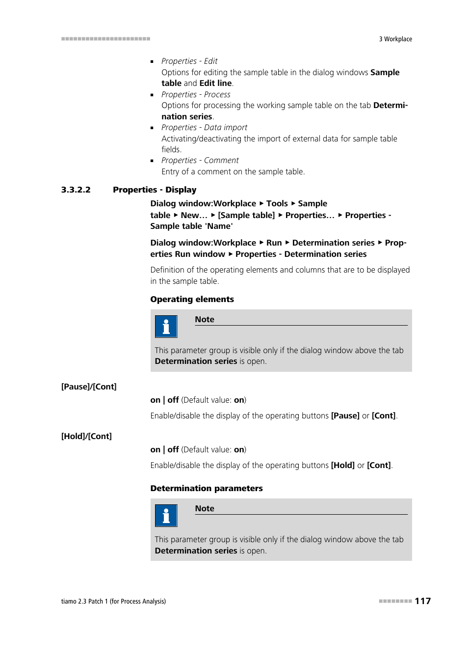 2 properties - display | Metrohm tiamo 2.3 Patch 1 (process analysis) User Manual | Page 133 / 1795