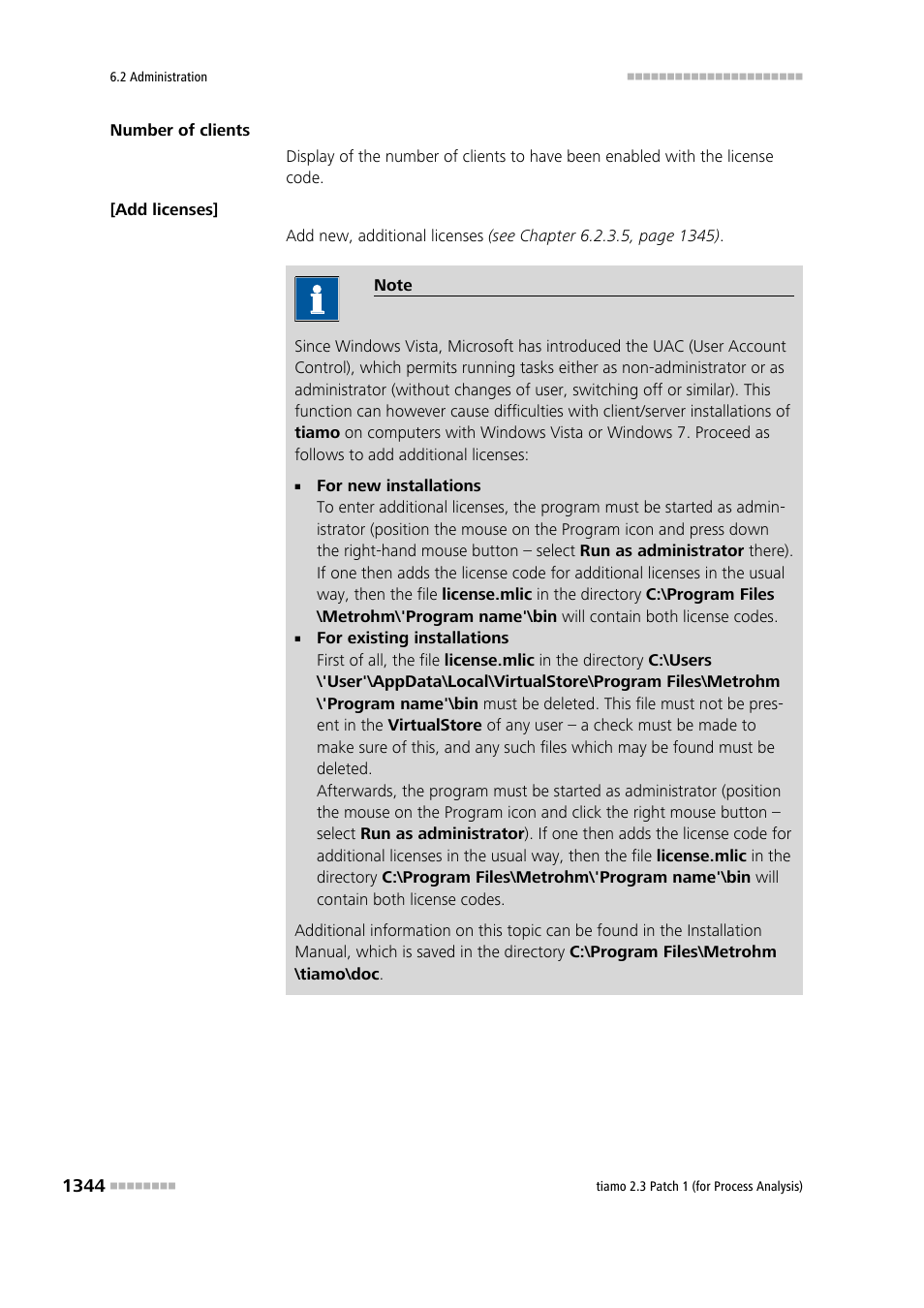 Metrohm tiamo 2.3 Patch 1 (process analysis) User Manual | Page 1360 / 1795