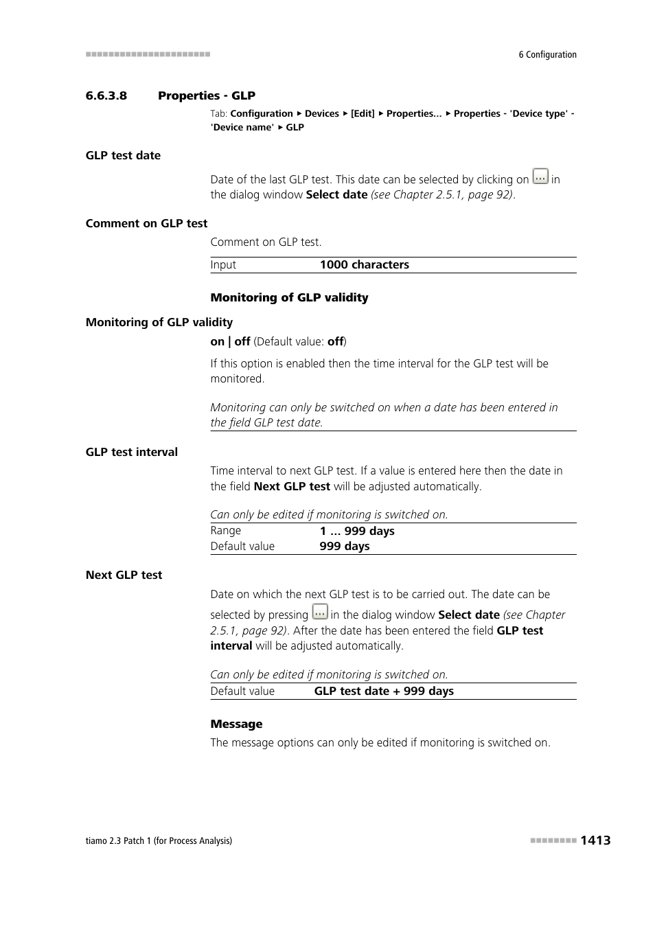 8 properties - glp | Metrohm tiamo 2.3 Patch 1 (process analysis) User Manual | Page 1429 / 1795