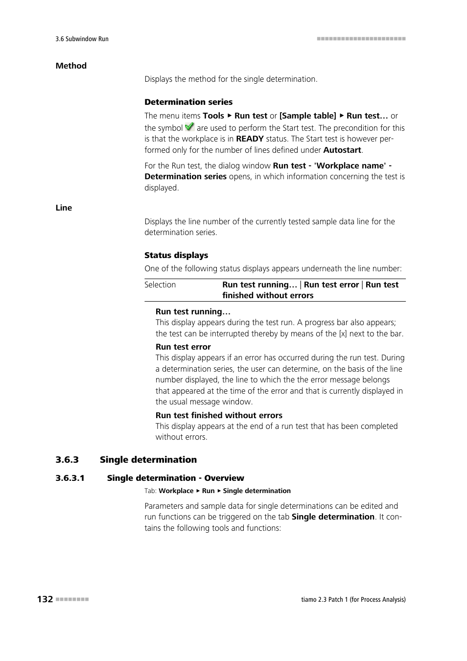 3 single determination, 1 single determination - overview, Single determination | Metrohm tiamo 2.3 Patch 1 (process analysis) User Manual | Page 148 / 1795