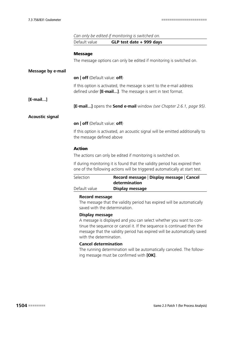 Metrohm tiamo 2.3 Patch 1 (process analysis) User Manual | Page 1520 / 1795