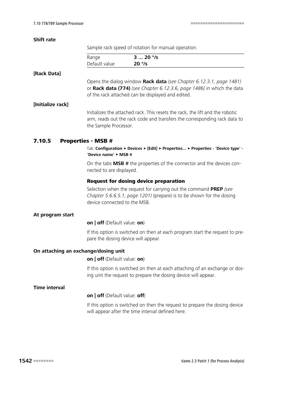 5 properties - msb, Properties - msb # 2 | Metrohm tiamo 2.3 Patch 1 (process analysis) User Manual | Page 1558 / 1795