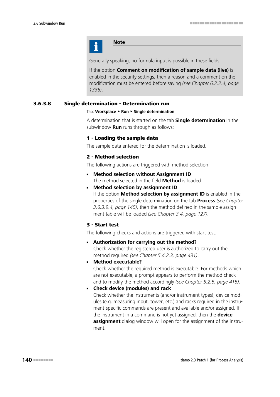 8 single determination - determination run | Metrohm tiamo 2.3 Patch 1 (process analysis) User Manual | Page 156 / 1795
