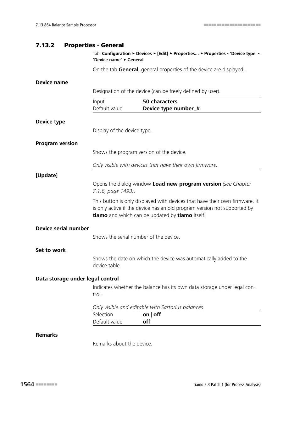2 properties - general, Properties - general 4 | Metrohm tiamo 2.3 Patch 1 (process analysis) User Manual | Page 1580 / 1795
