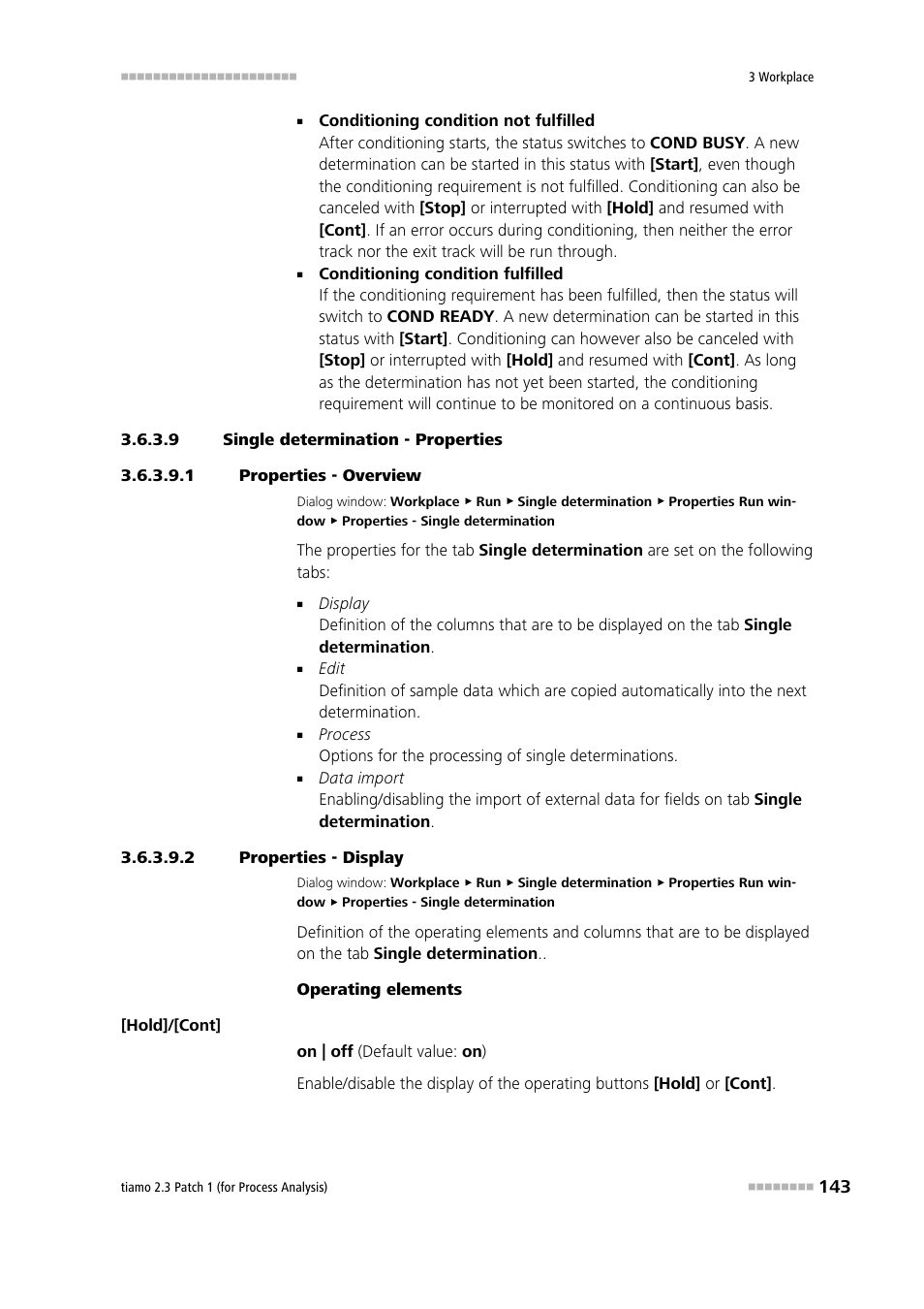 9 single determination - properties, 1 properties - overview, 2 properties - display | Define properties, Properties - overview | Metrohm tiamo 2.3 Patch 1 (process analysis) User Manual | Page 159 / 1795
