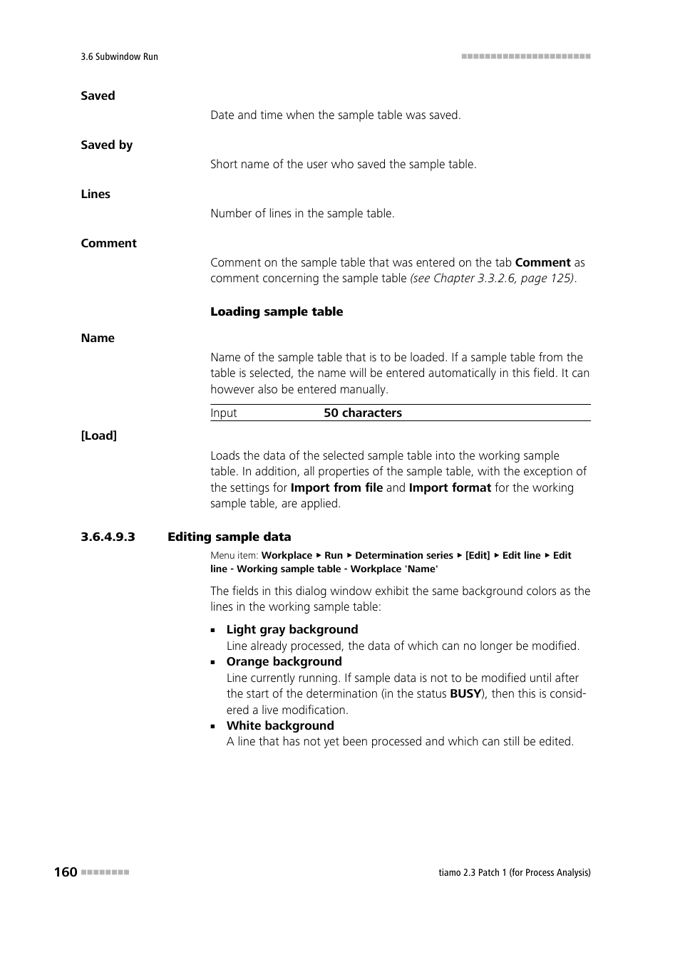 3 editing sample data, Enter sample data, Modify sample data live | Metrohm tiamo 2.3 Patch 1 (process analysis) User Manual | Page 176 / 1795